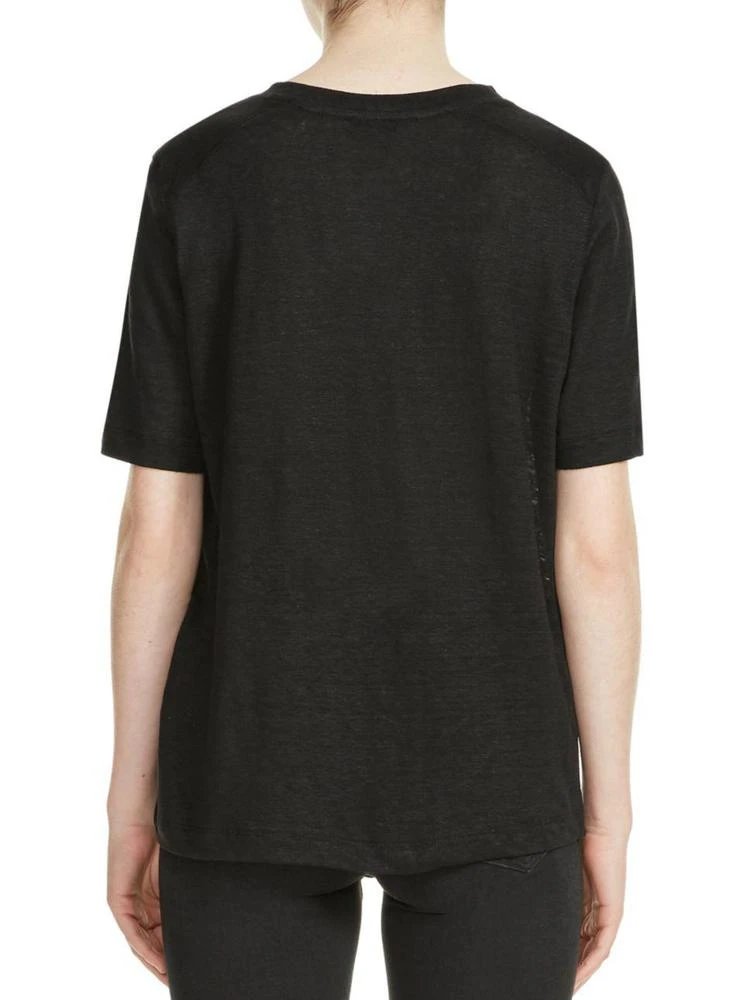 商品Maje|Tina Linen Tee-Shirt,价格¥557,第2张图片详细描述