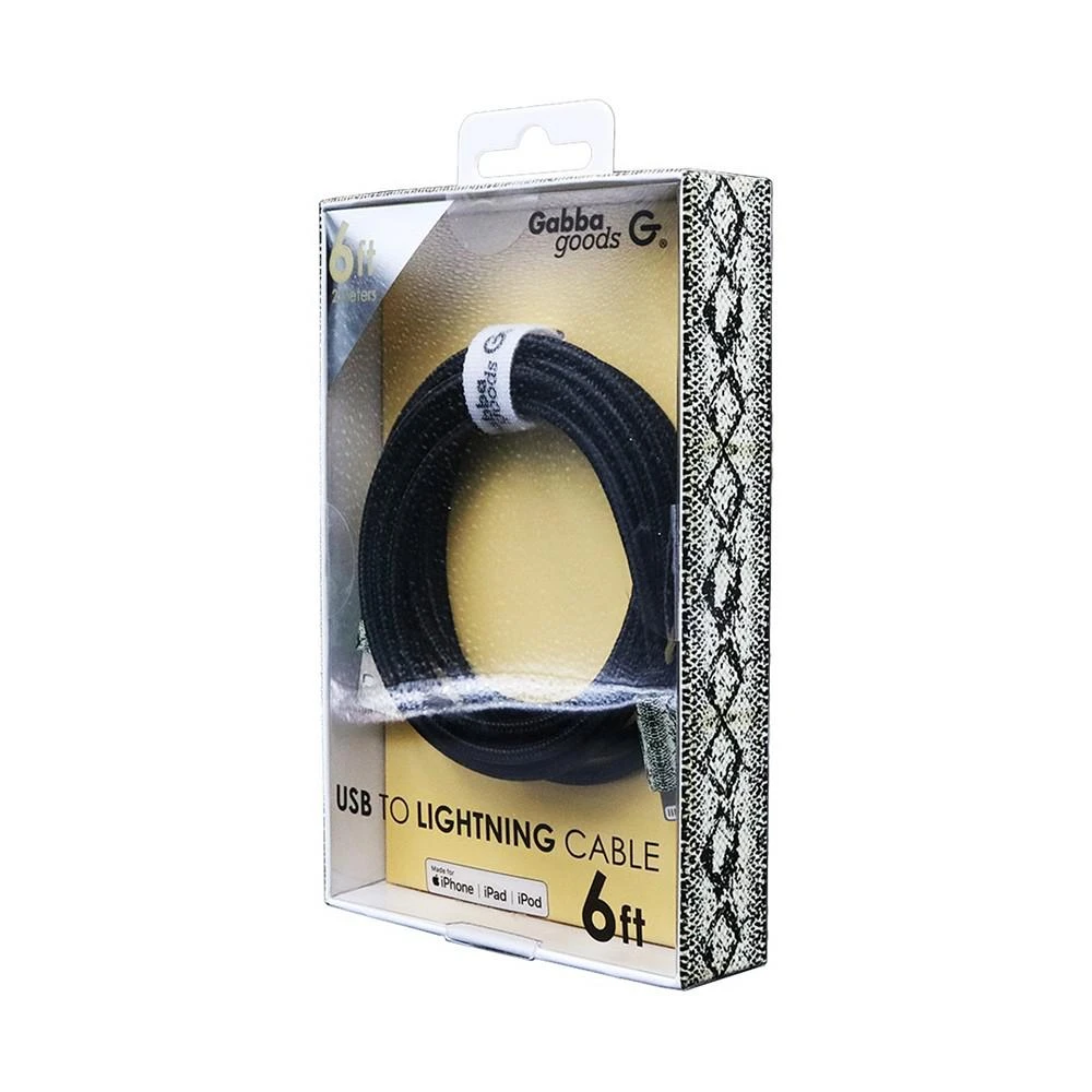 商品Gabba Goods|Metallic Tip Lightning to USB Cable, 6',价格¥187,第3张图片详细描述