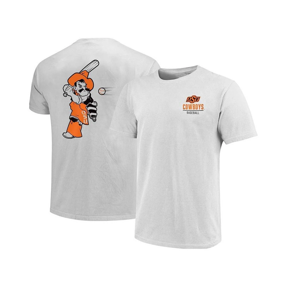 商品Image One|Men's White Oklahoma State Cowboys Baseball 2-Hit T-shirt,价格¥225,第2张图片详细描述
