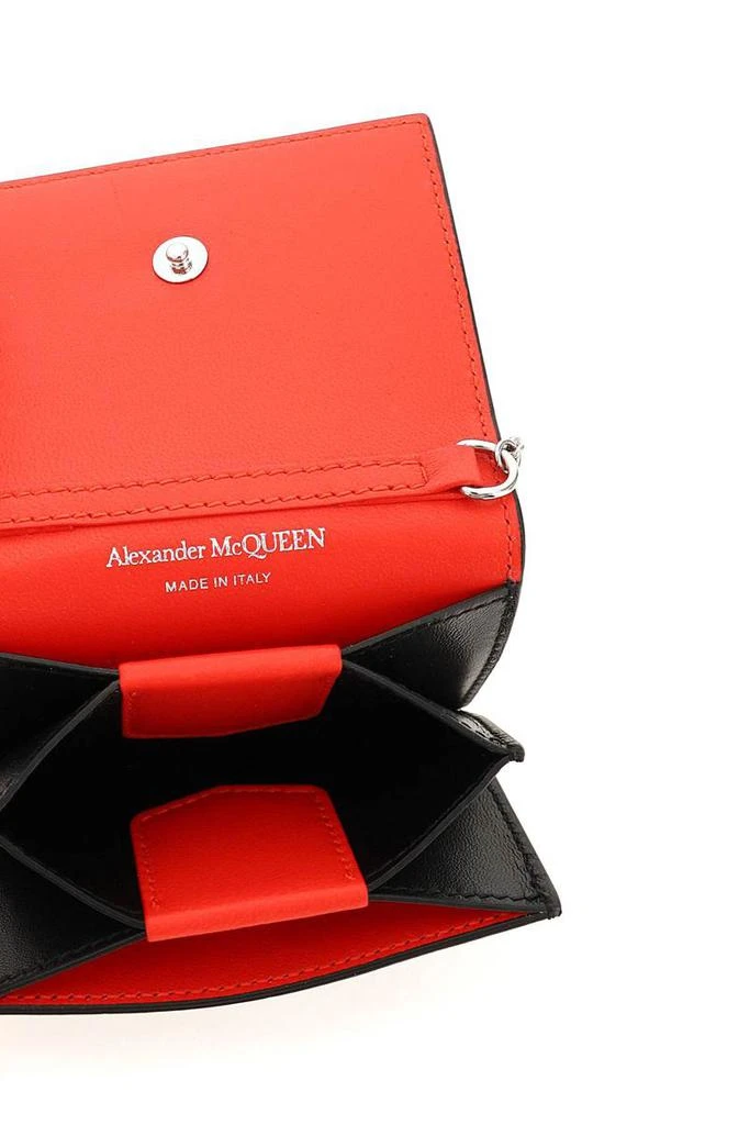 商品Alexander McQueen|Alexander mcqueen 'mcqueen graffiti' cardholder with chain,价格¥2751,第2张图片详细描述