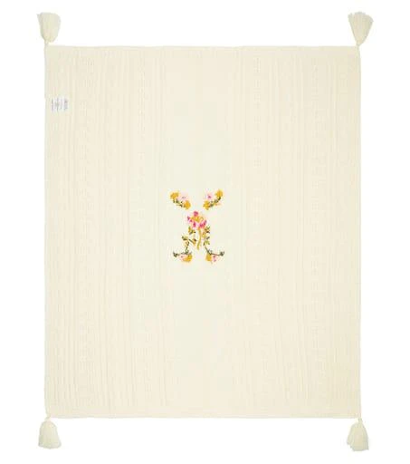 商品Louise Misha|婴幼儿 — Louna绞花针织棉质毯子,价格¥482,第2张图片详细描述