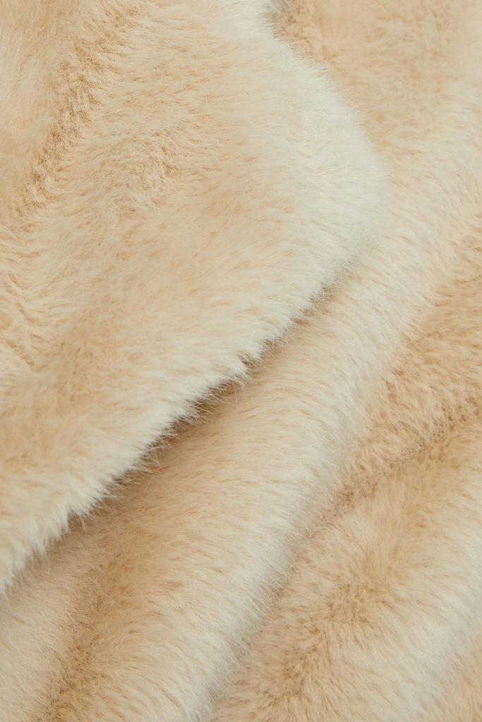 Minou double-breasted faux fur coat商品第2张图片规格展示