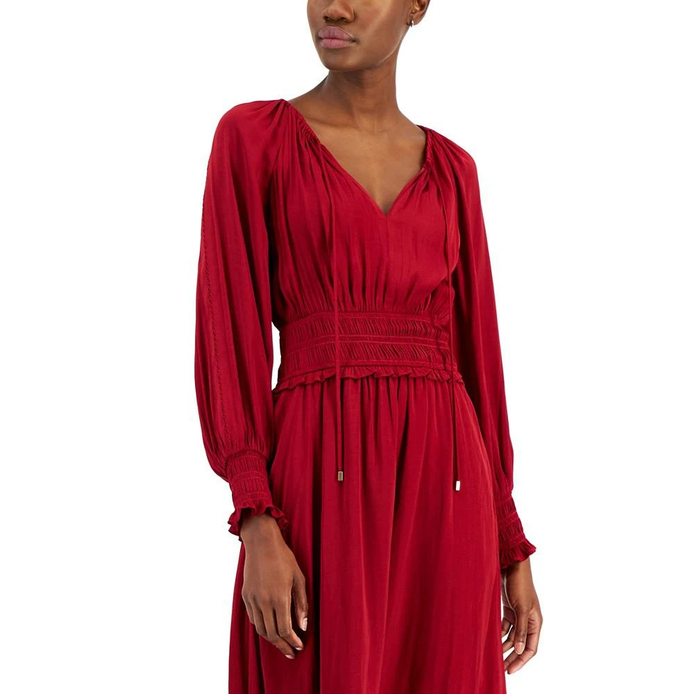 商品Tahari|Women's Airflow Split-Neck Midi Dress,价格¥1040,第4张图片详细描述