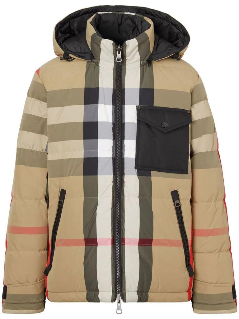 BURBERRY Reversible Exaggerated check padded jacket商品第1张图片规格展示