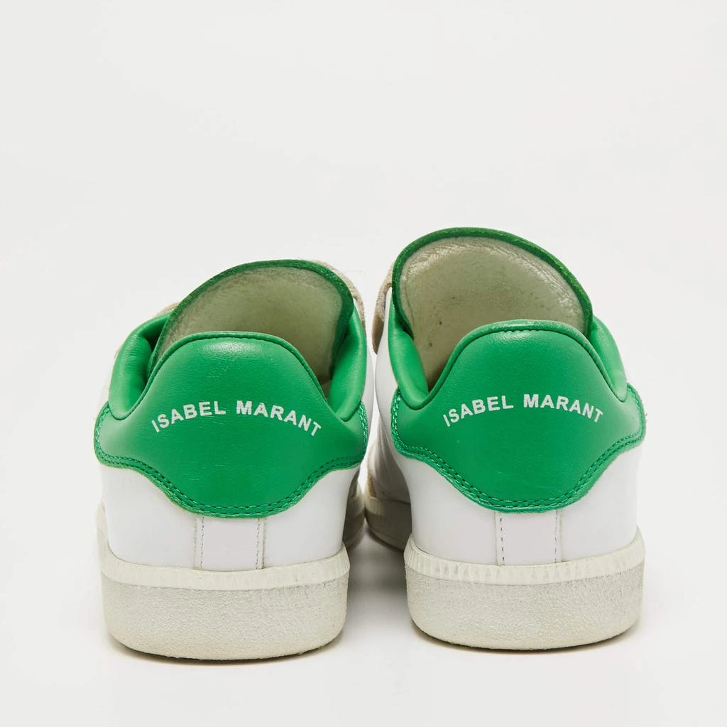 商品[二手商品] Isabel Marant|Isabel Marant Tricolor Suede and Leather Beth Velcro Sneakers Size 37,价格¥1248,第5�张图片详细描述