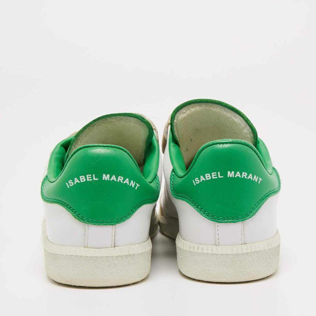 商品[二手商品] Isabel Marant|Isabel Marant Tricolor Suede and Leather Beth Velcro Sneakers Size 37,价格¥2022,第7张图片详细描述