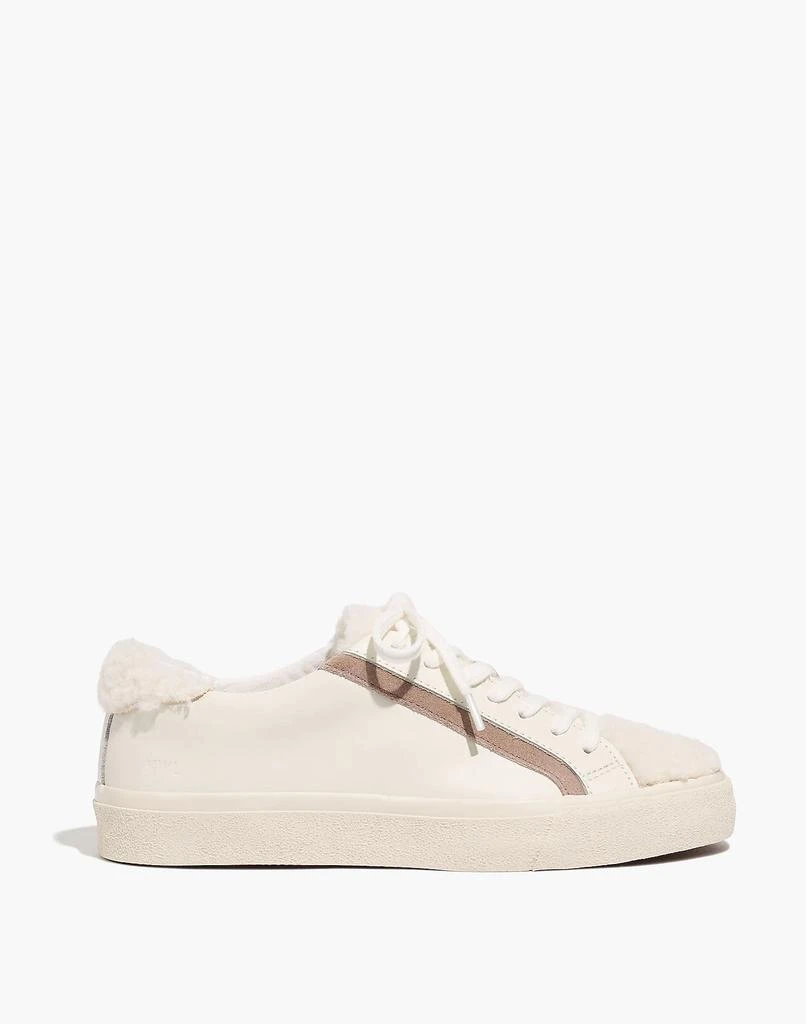 商品Madewell|Sidewalk Low-Top Sneakers in Leather: Sherpa Edition,价格¥396,第2张图片详细描述