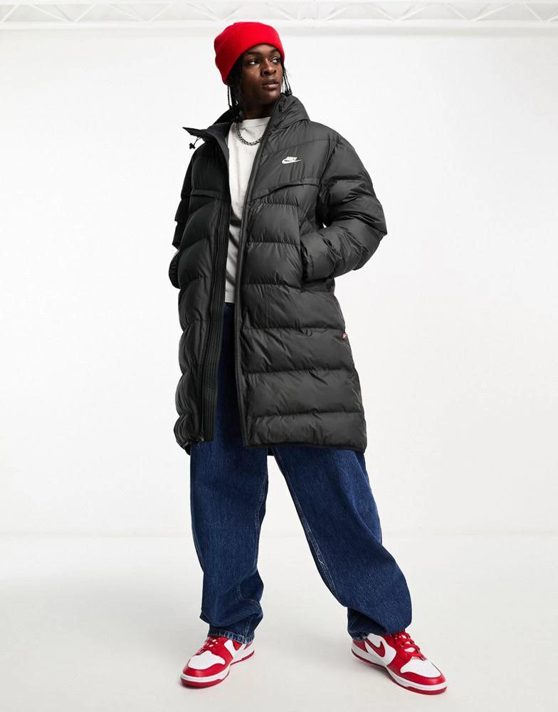商品NIKE|Nike Windrunner insulated hooded parka in black,价格¥1621,第1张图片