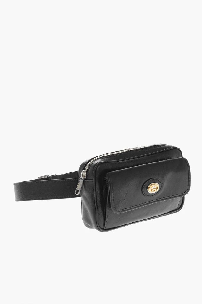 商品Gucci|Gucci Fluffy Belt Bag with Metal Logo,价格¥4701,第3张图片详细描述