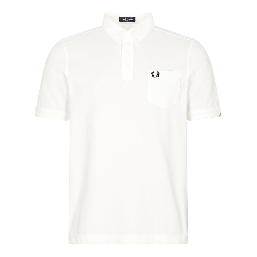 Fred Perry Button Down Collar Polo Shirt - Snow White商品第1张图片规格展示