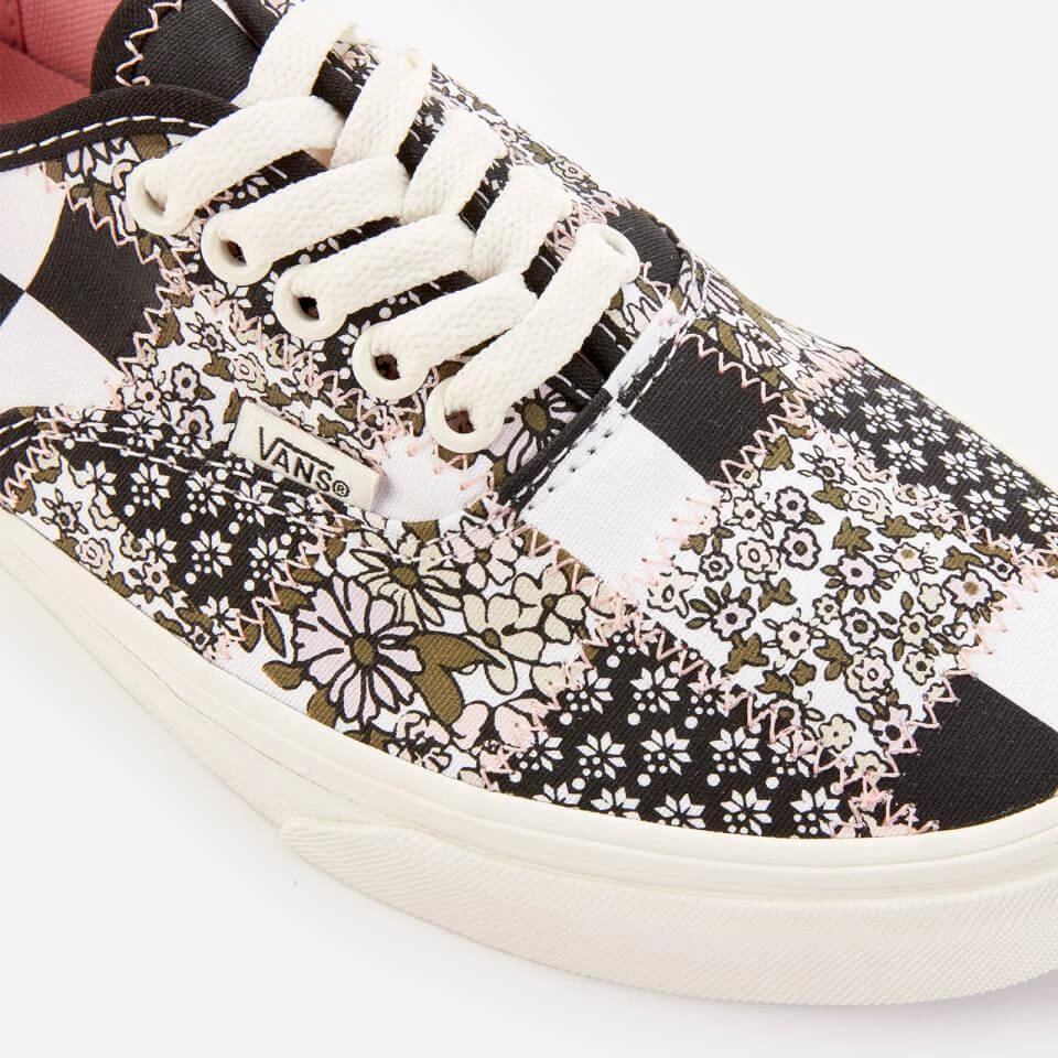 商品Vans|VANS WOMEN'S PATCHWORK FLORAL AUTHENTIC TRAINERS - MULTI/MARSHMALLOW,价格¥192,第4张图片详细描述