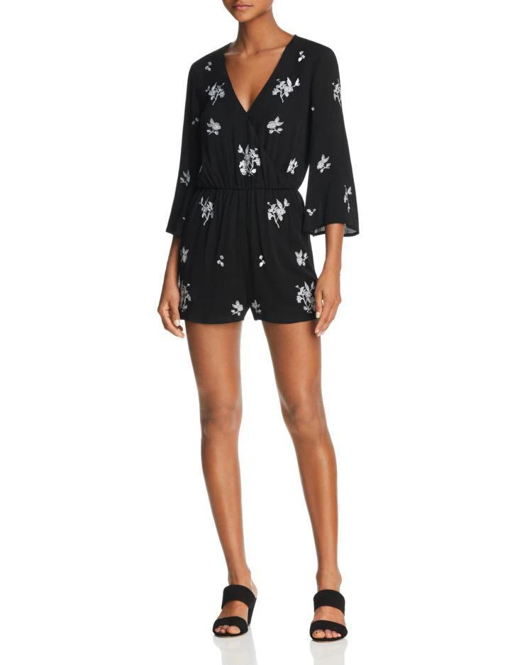 商品En Creme|Floral-Embroidered Romper - 100% Exclusive,价格¥249,第1张图片