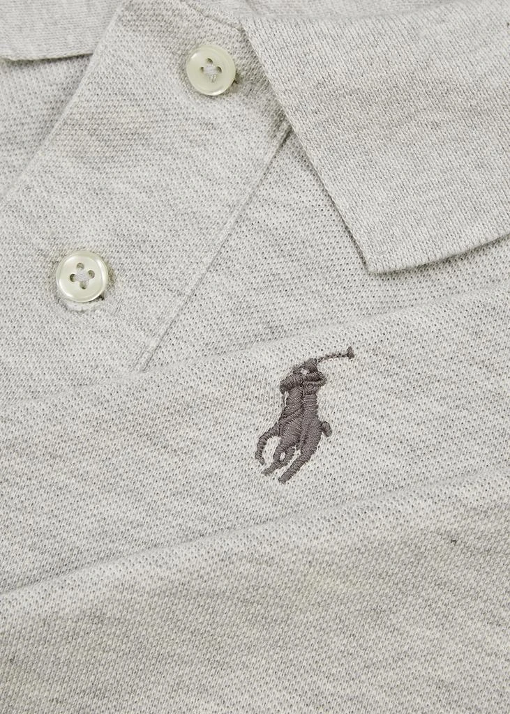 商品Ralph Lauren|Grey piqué cotton polo shirt,价格¥707,第5张图片详细描述