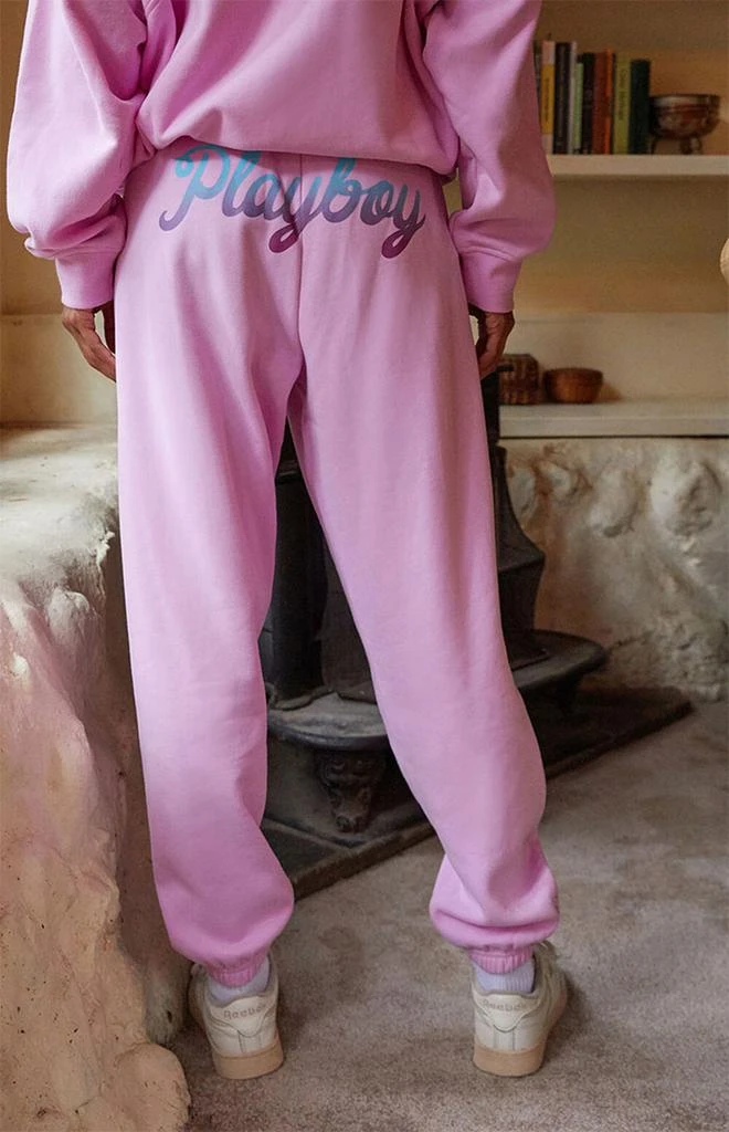 商品Playboy|By PacSun Pink Aurora Sweatpants,价格¥279,第4张图片详细描述