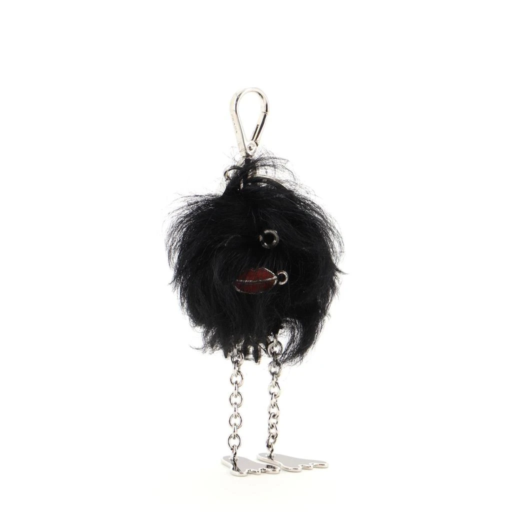 商品[二手商品] Prada|Prada Fur Face Bag Charm Fur Black,价格¥2321,第1张图片