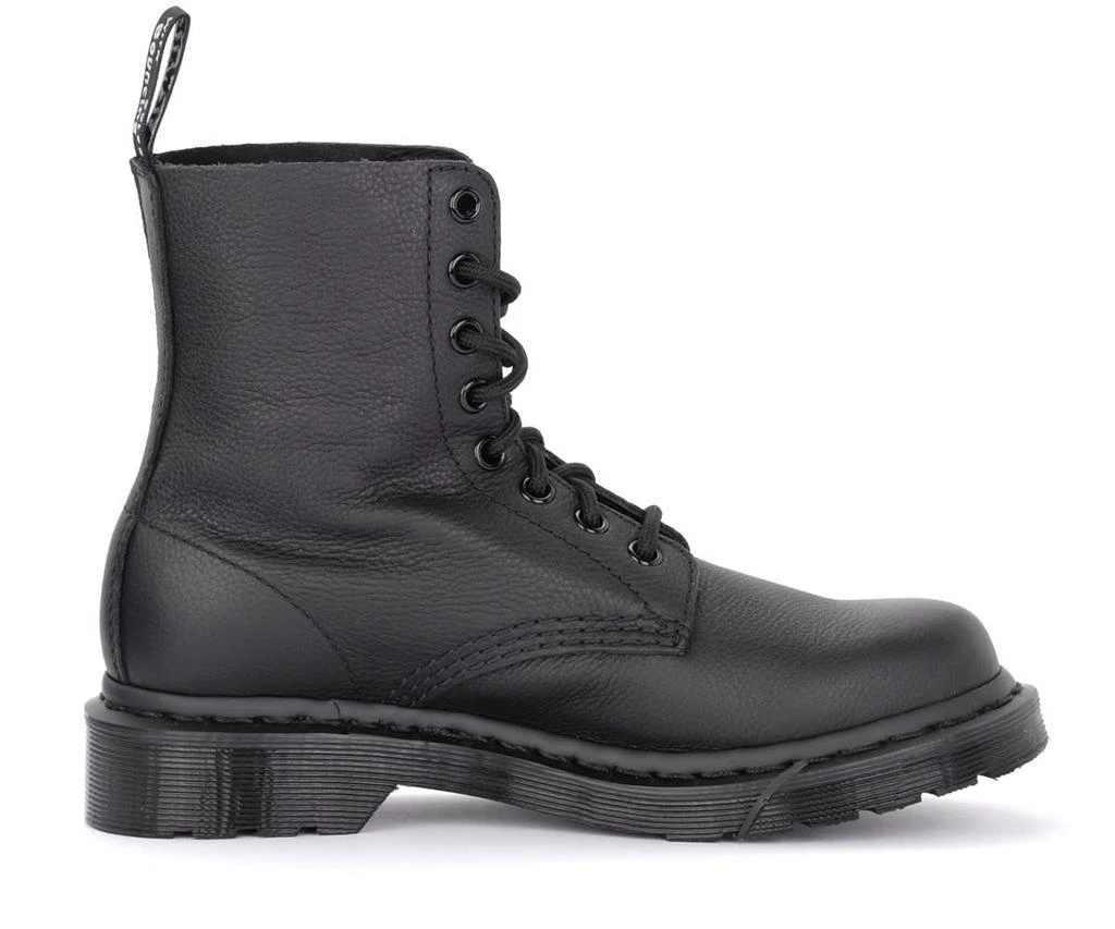 商品Dr. Martens|Dr. Martens Pascal Mono Black Tumbled Leather Ankle Boots,价格¥1674,第3张图片详细描述