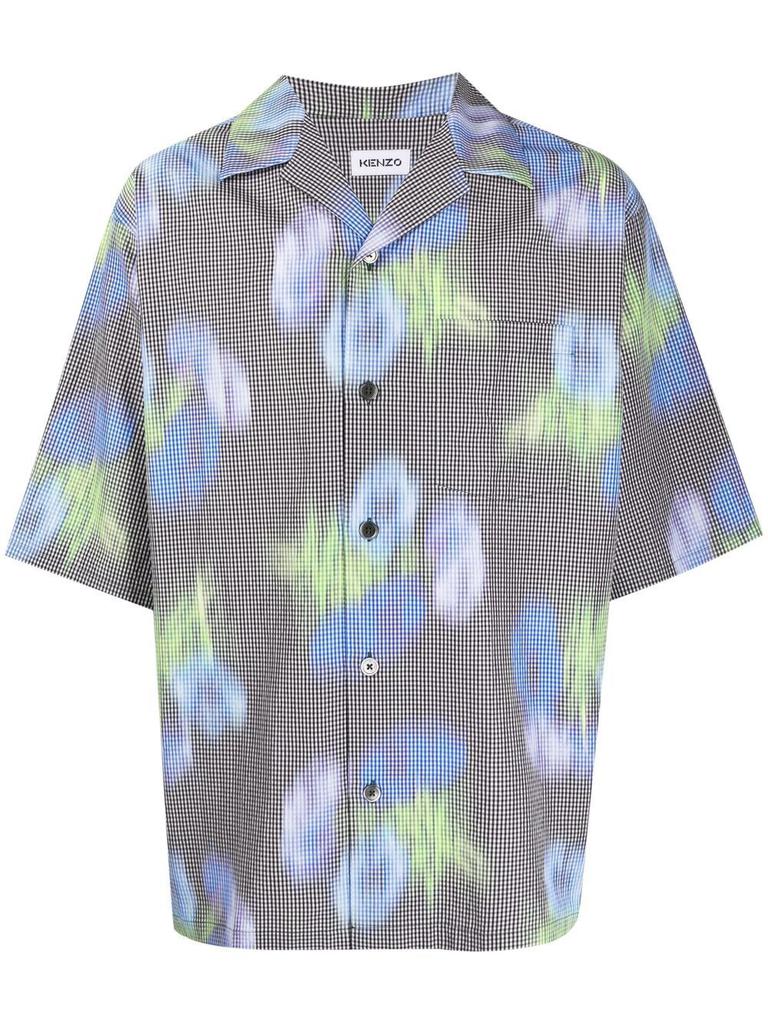 Kenzo Men'S Multicolor Acetate Shirt商品第1张图片规格展示
