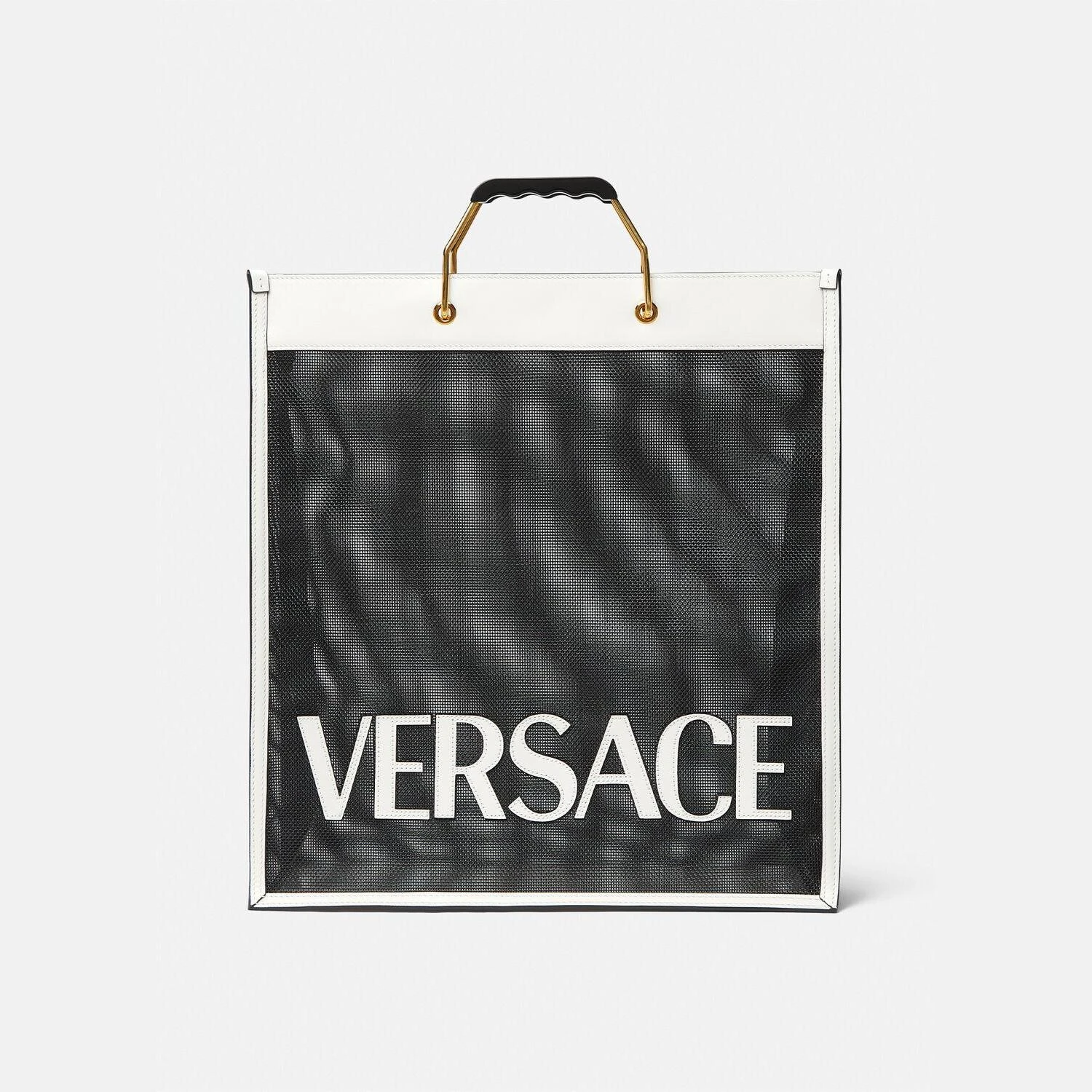 商品Versace|【预售】 范思哲 25春夏 男士 手提包 VERSACE SHOPPER托特包 1008924-1A06406_2WF4V ,价格¥13263,第1张图片