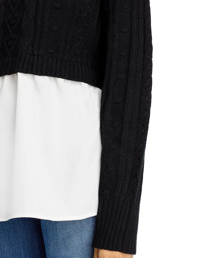 Layered Look Turtleneck Sweater 商品