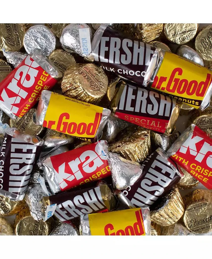 商品Just Candy|Easter Chocolate Gift Tin - Plastic Tin with Candy Hershey's Kisses, Hershey's Miniatures & Reese's Peanut Butter Cups, 67 Pieces,价格¥283,第2张图片详细描述