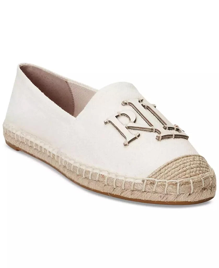 商品Ralph Lauren|Women's Cameron III Logo Slip-On Espadrille Flats,价格¥399,第1张图片