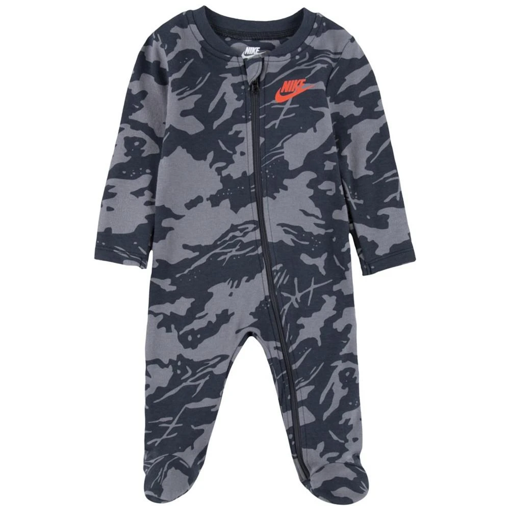 商品NIKE|Baby Boys Long Sleeve Full Zip Footed Coverall,价格¥150,第1张图片