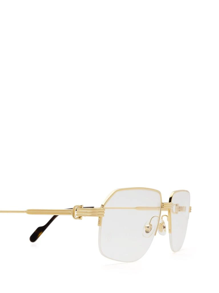 商品Cartier|Cartier Geometric Frame Glasses,价格¥6614,第3张图片详细描述