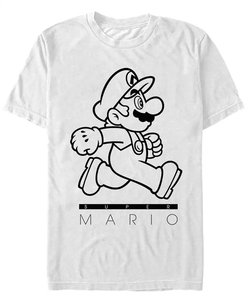 商品Nintendo|Nintendo Men's Super Mario On The Go Short Sleeve T-Shirt,价格¥187,第1张图片