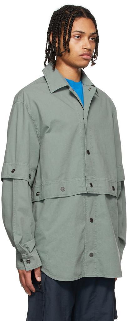 商品Jacquemus|Grey 'La Chemise Giardino' Jacket,价格¥2929,第4张图片详细描述