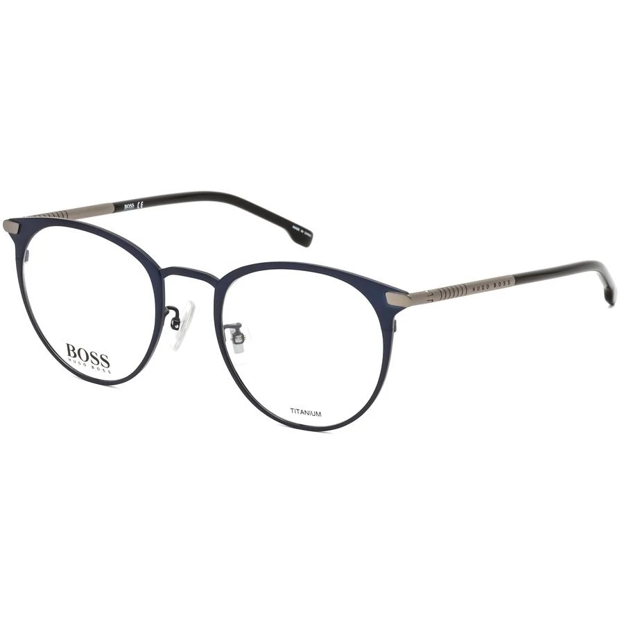 商品Hugo Boss|Hugo Boss Mens Blue Round Eyeglass Frames BOSS1070/F0FLL0051,价格¥369,第1张图片