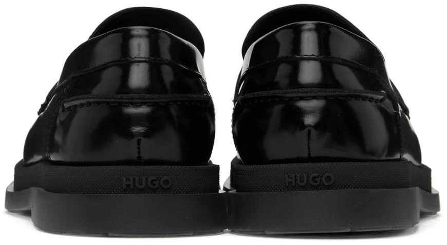 商品Hugo Boss|Black Leather Loafers,价格¥1322,第2张图片详细描述