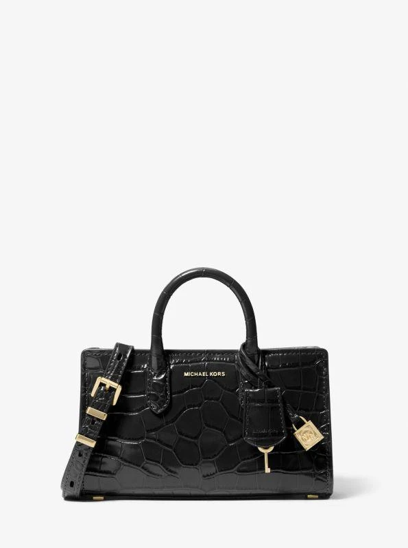 商品Michael Kors|Scarlett Extra-Small Crocodile Embossed Leather Crossbody Bag,价格¥541,第1张图片