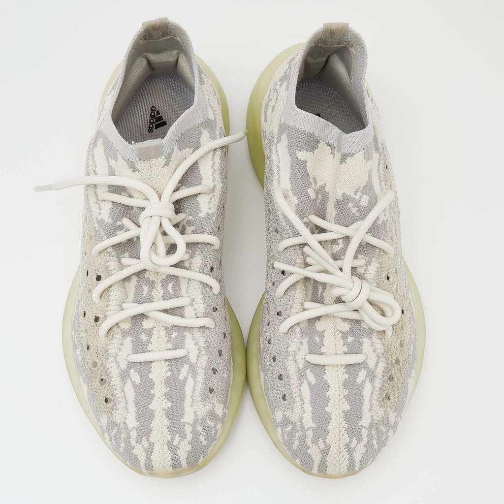 商品[二手商品] YEEZY|Yeezy x Adidas Grey/White Knit Fabric Boost 380 Alien Sneakers Size 44,价格¥1168,第3张图片详细描述