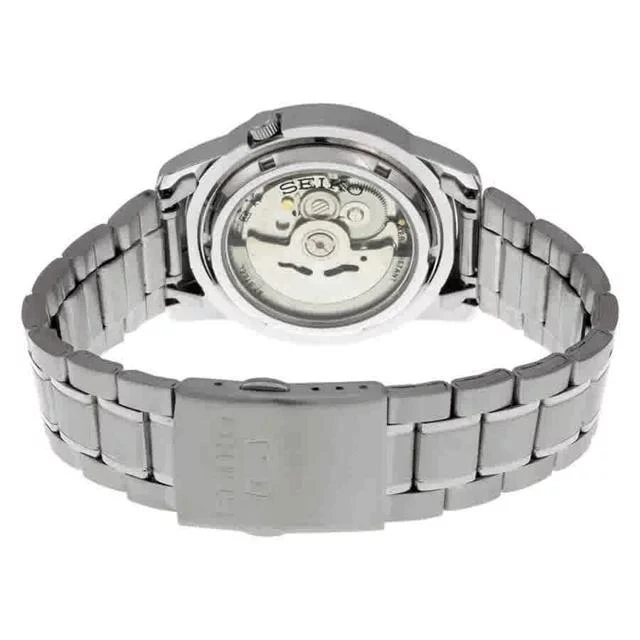 商品Seiko|Seiko 5 Automatic Stainless Steel White Dial Men's Watch SNKK25,价格¥851,第3张图片详细描述