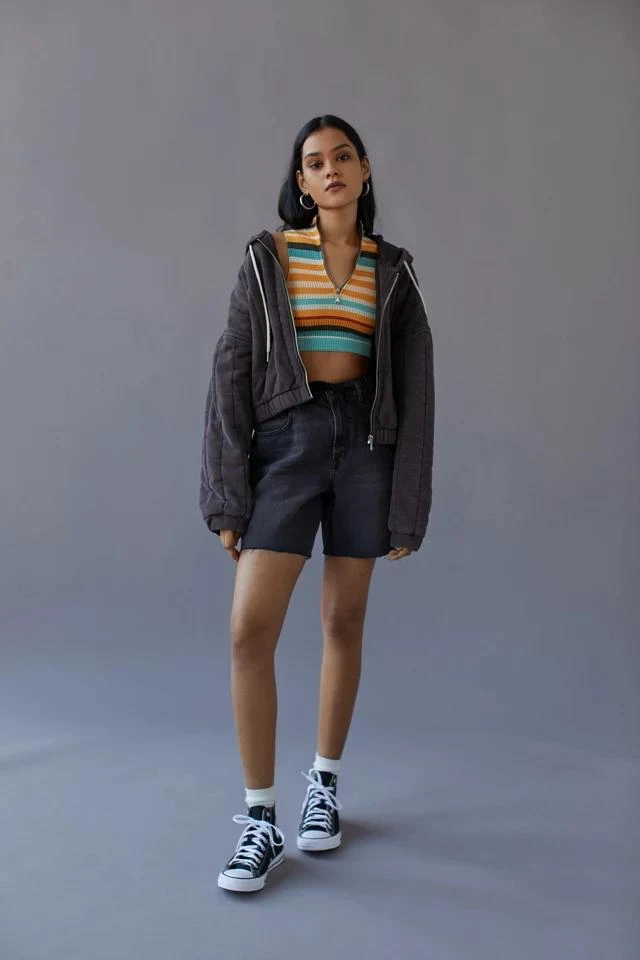 商品Urban Outfitters|BDG Pull-On Baggy Denim Short,价格¥38,第4张图片详细描述