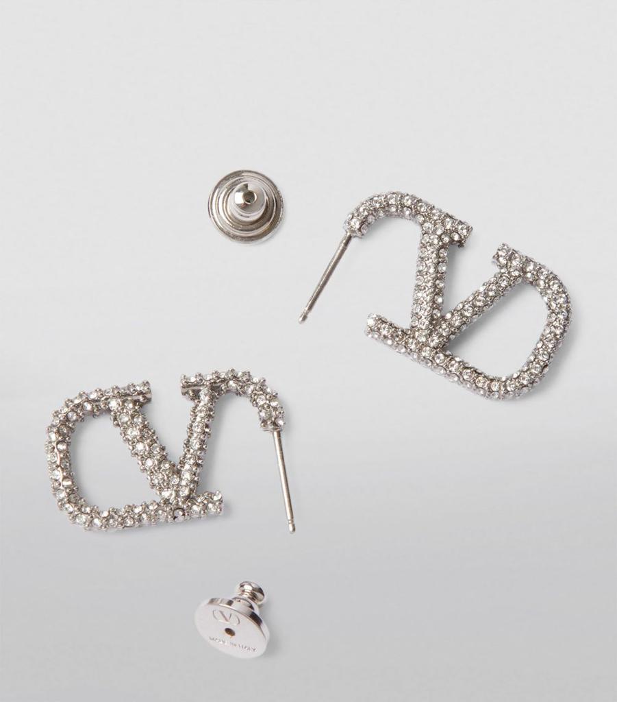 Valentino VLogo Signature Strass Earrings - Compare Prices