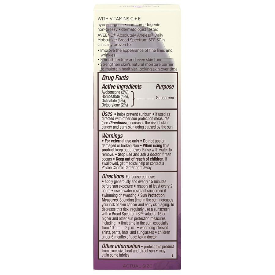商品Aveeno|Absolutely Ageless Antioxidant Moisturizer, SPF 30 Blackberry,价格¥185,第6张图片详细描述