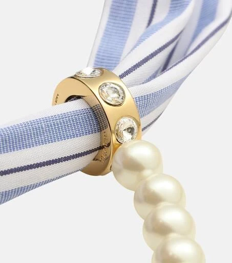 商品Miu Miu|Faux-pearl scarf necklace,价格¥5195,第4张图片详细描述