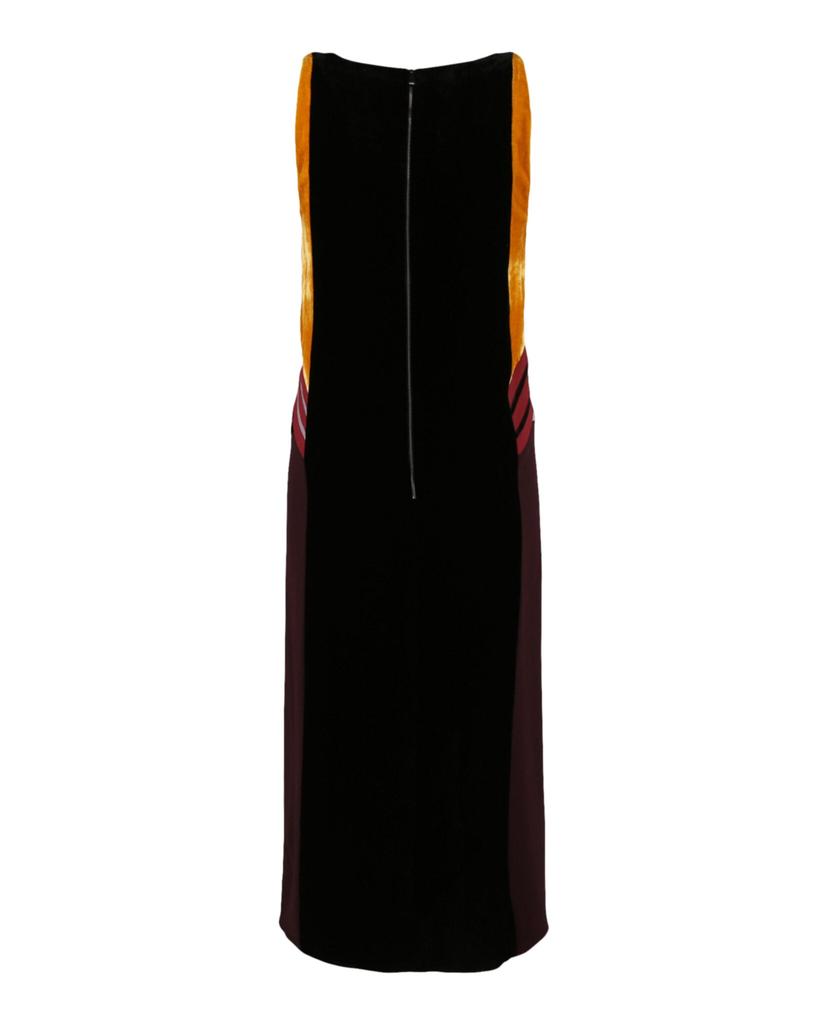 V-Neck Color Block Dress商品第2张图片规格展示