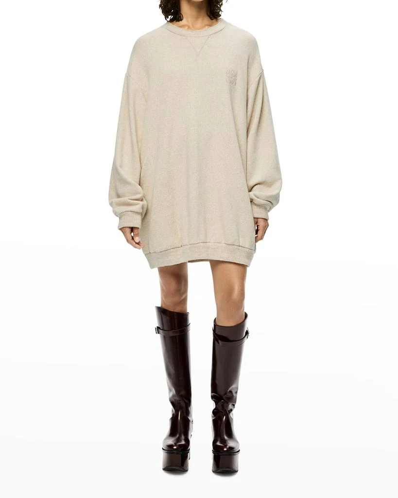 商品Loewe|Anagram Embroidered Sweatshirt Dress,价格¥3301,第3张图片详细描述