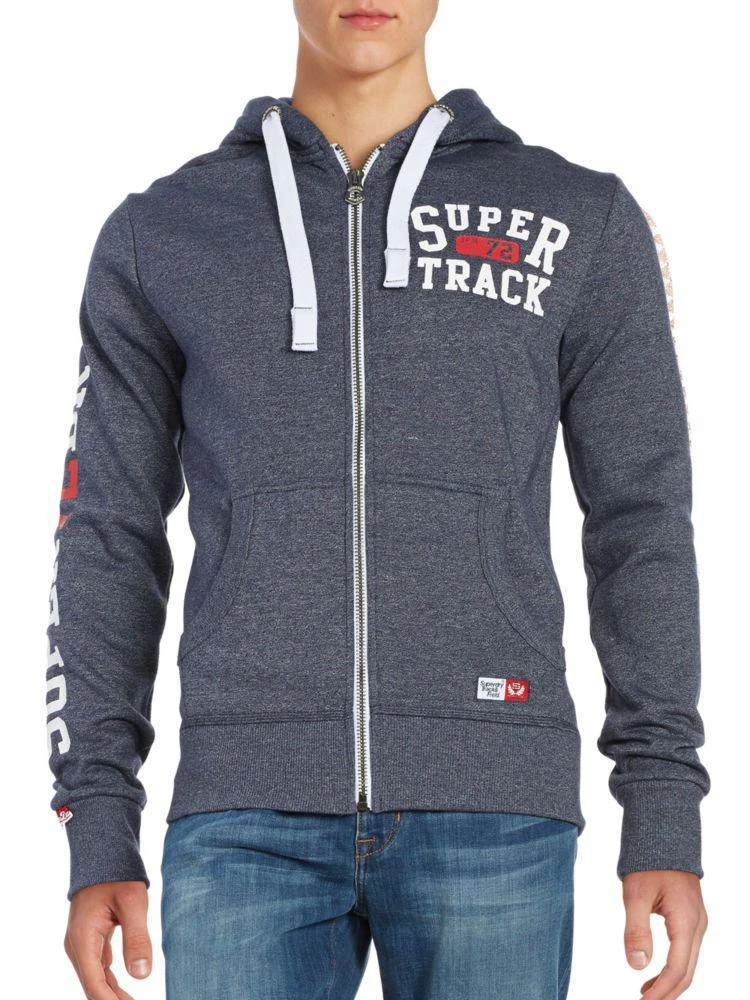 商品Superdry|Logo Zip-Front Hoodie,价格¥315,第3张图片详细描述