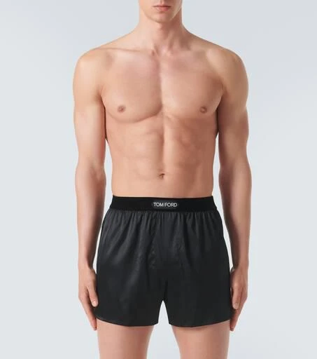 商品Tom Ford|真丝混纺平角裤,价格¥1857,第2张图片详细描述