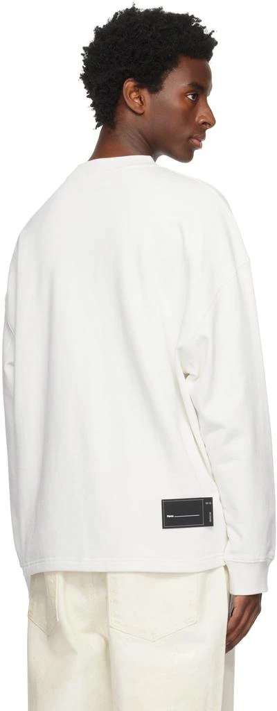 商品We11done|White Graphic Sweatshirt,价格¥2715,第3张图片详细描述