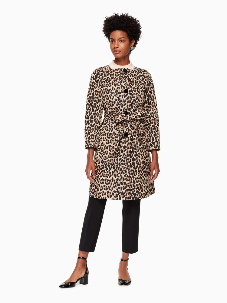 商品Kate Spade|leopard-print coat,价格¥2597,第5张图片详细描述