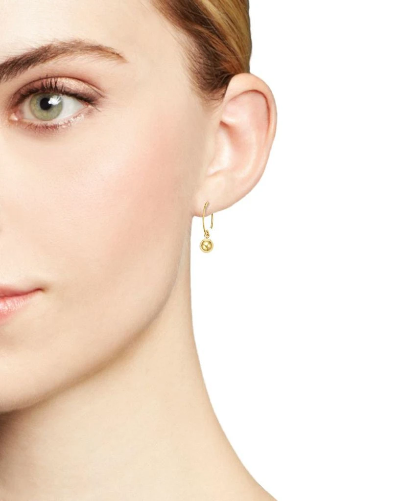 14K Yellow Gold Ball Drop Earrings - Exclusive 商品