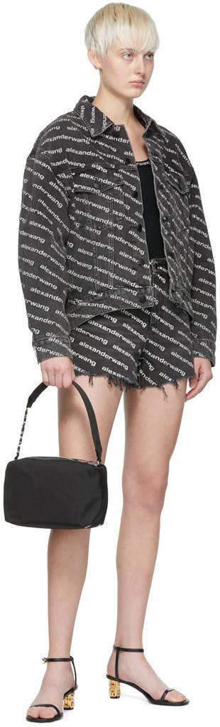 商品Alexander Wang|Black Heiress Sport Shoulder Bag,价格¥3014,第7张图片详细描述