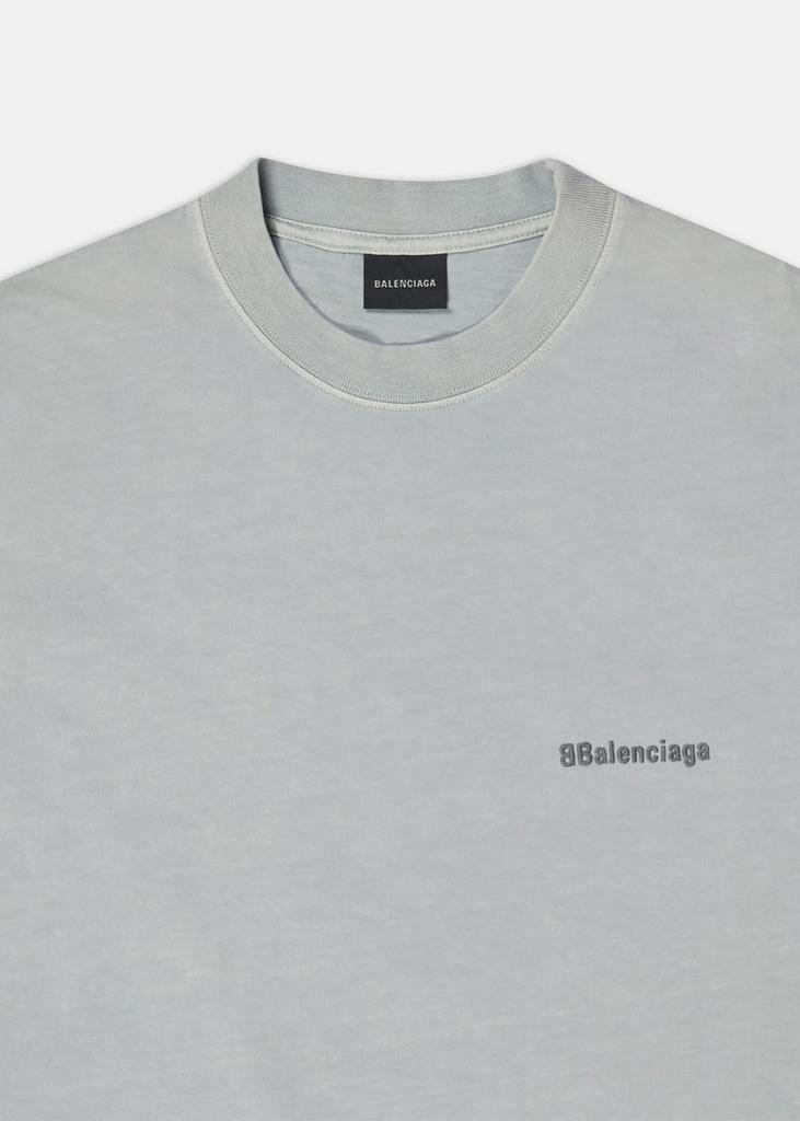 Balenciaga Grey Medium Fit T-Shirt商品第7张图片规格展示