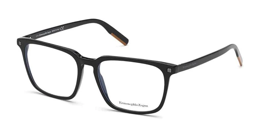商品Zegna|Demo Square Men's Eyeglasses EZ5201 001 55,价格¥510,第1张图片