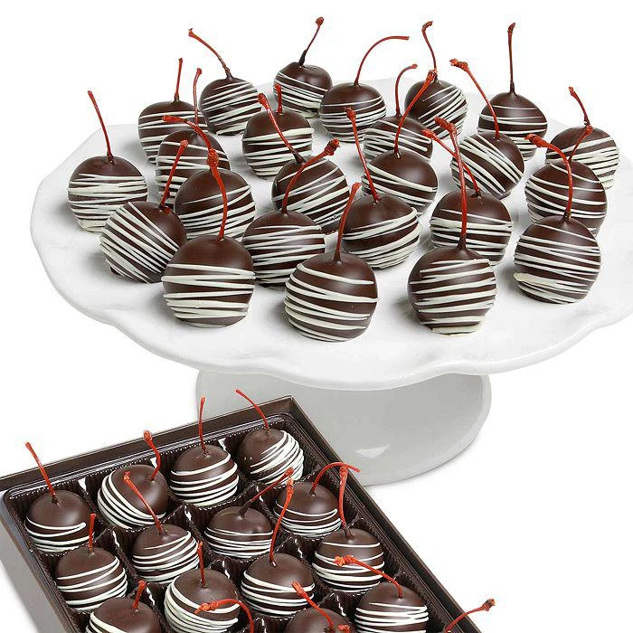 商品Chocolate Covered Company|Premium Belgian Chocolate Covered Classic Cherries, 24 Piece,价格¥375,第1张图片