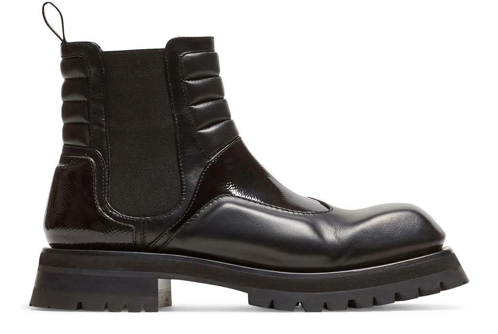 商品Balmain|Chelsea Army Phil 光面皮革短靴,价格¥6534,第1张图片